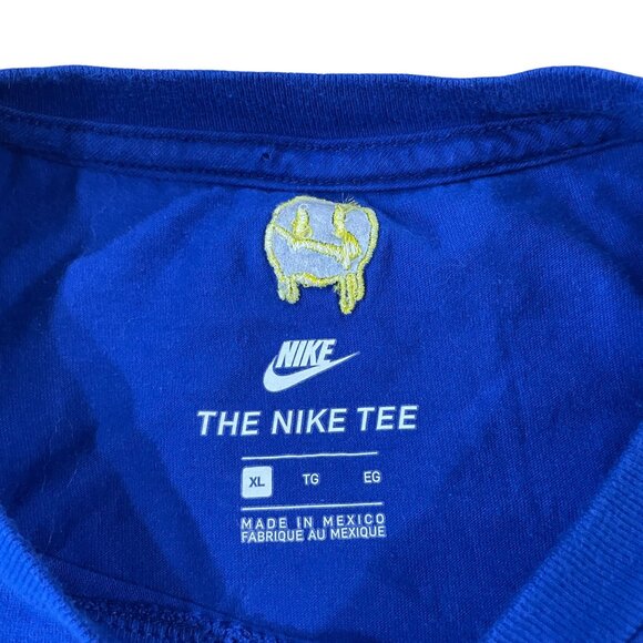 Retro Nike Basketball T-Shirt Men's Size XL Peace Love Hoops Mushroom - Picture 2 of 5